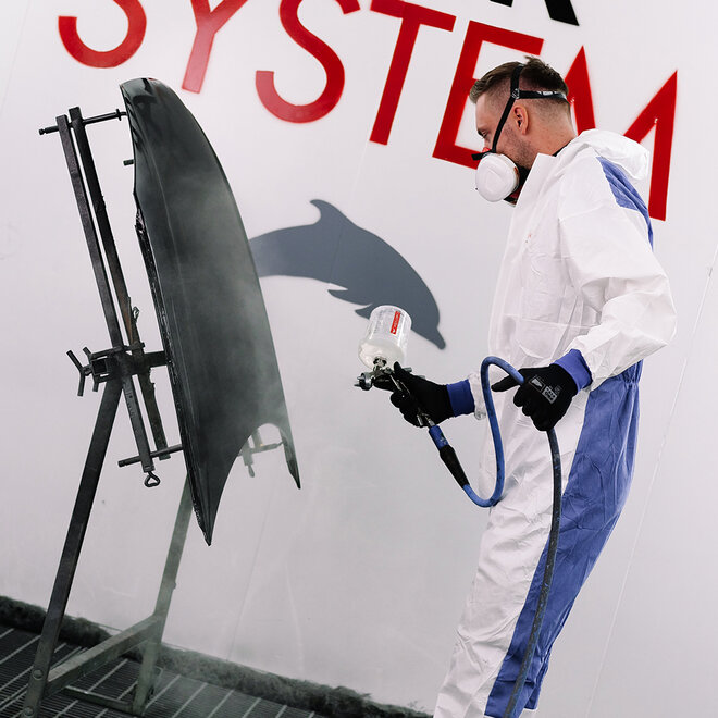 Комбинезон DISPOSABLE PROTECTIVE COVERALL одноразовый, размер M — изображение 2