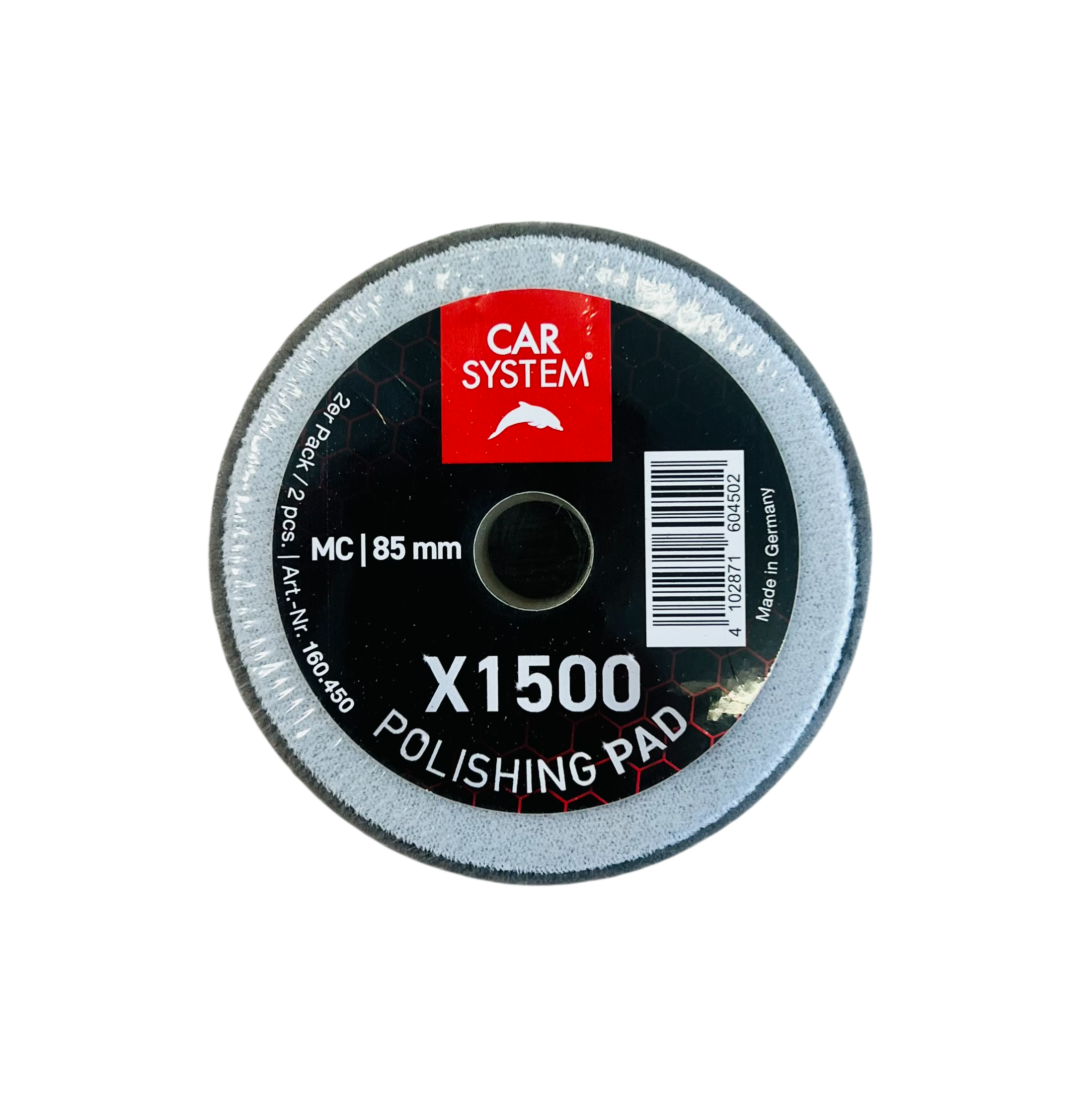 Полировальник ср. жесткости POLOSHING PAD X1500 D85мм, белый (уп.= 2шт.) — изображение 5