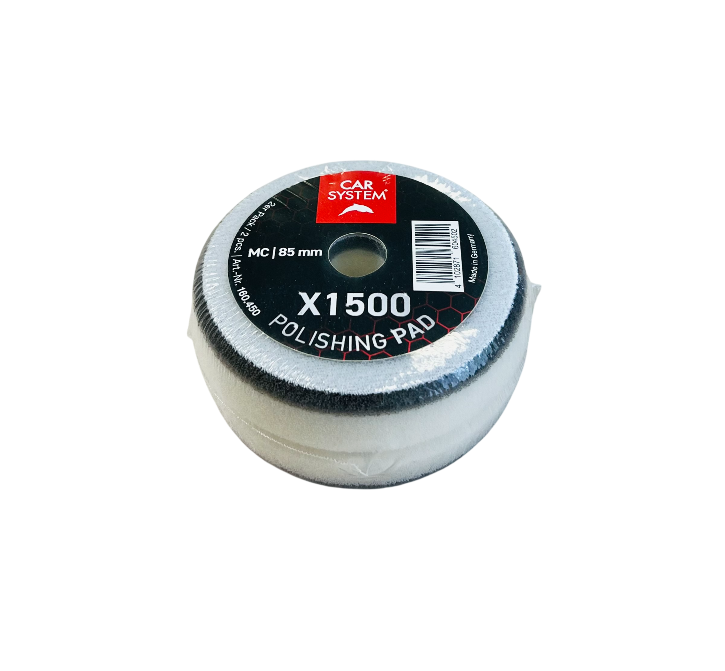 Полировальник ср. жесткости POLOSHING PAD X1500 D85мм, белый (уп.= 2шт.) — изображение 6